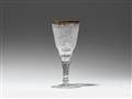 A Silesian glass goblet with armorials and allegories - image-2