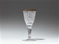 A Silesian glass goblet with armorials and allegories - image-1
