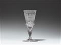A Silesian glass goblet with a portrait of Friedrich II - image-1