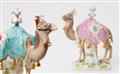 A pair of rare Meissen porcelain models of camels - image-3