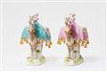 A pair of rare Meissen porcelain models of camels - image-4