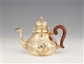 An Augsburg Rococo silver gilt tea kettle - image-1
