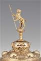 A rare Heilbronn silver gilt columbine cup and cover - image-2