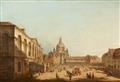 Pietro Bellotti - View of Dresden Market Square Seen from Judenhof
View of Dresden from the Right Bank of the Elb - image-1