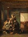 Giovanni Battista Tiepolo - Interior Scene with Capuchin Monks at the Deathbed of a Brother - image-1