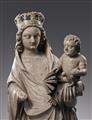 Northern France ca. 1360/1380 - A Northern French limestone figure of the Virgin with Child, circa 1360/1380. - image-2