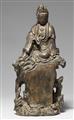 Bodhisattva Guanyin, Bronze. Süd-China. 18. Jh. - image-2