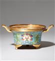 A gilt-bronze and enamel incense burner. Qing period - image-2