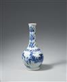 A blue and white bottle vase. Transitional period. 17th century - image-5
