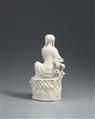 Blanc de Chine-Figur einer sitzenden Guanyin. Qing-Zeit (1644-1911) - image-2