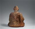 A large wooden figure of Kobo Daishi. Heian- or Kamakura-period and later - image-4