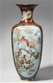 A very large cloisonné enamel vase. Late 19th century - image-2