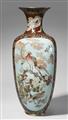 A very large cloisonné enamel vase. Late 19th century - image-1