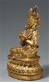 A Tibetan gilt bronze figure of Vajradhara. 17th/18th century - image-3