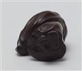 A finely carved netsuke of Daruma. Mid-19th century - image-5