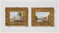 A pair of porcelain plaques with depictions of buildings by Schinkel in Berlin - image-1
