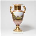 A Berlin KPM porcelain vase with views of Potsdam Palace - image-2