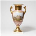 A Berlin KPM porcelain vase with views of Potsdam Palace - image-1