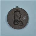 A round cast iron plaque with a portrait of General Field Marshall Blücher - image-2