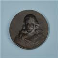 A cast iron plaque with a depiction of Christ - image-2