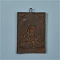 A cast iron plaque with Christ blessing - image-2