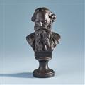 A cast iron bust of Lev Nikolayevich Tolstoi from the Kasli iron foundry in the Ural Mountains - image-1