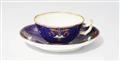 A Berlin KPM porcelain cup and saucer after a Meissen design - image-1