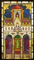 A pair of Gothic Revival stained glass windows - image-2