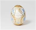 A Berlin KPM porcelain Easter egg with the Royal Palace in Berlin - image-2