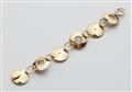 A 14k gold moonstone bracelet - image-2