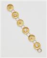 A 14k gold moonstone bracelet - image-1