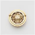 A 14k gold brooch with a perfume locket - image-2