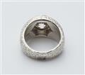 A Sterling silver diamond solitaire ring - image-2