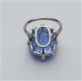 An Art Deco Ceylon sapphire ring - image-4