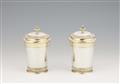 A pair of Augsburg silver beakers - image-1