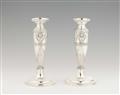 A pair of Frankfurt silver candlesticks - image-1