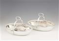 A pair of George IV silver warming dishes - image-1