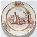 An important set of seven Meissen porcelain plates with scenes from Ovid's Metamorphoses - image-6