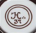 A Meissen porcelain tea bowl and saucer with rare “hausmaler” decoration - image-2