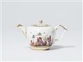 A Meissen porcelain teapot with Chinoiserie motifs - image-1