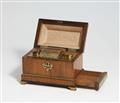 A rosewood tea caddy by Abraham Roentgen - image-2