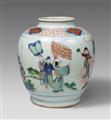 A wucai jar. Shunzhi period (1644-1661) - image-1