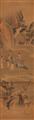 Leng Mei . Qing-Zeit (1644–1911) - Das daoistische Paradies der Unsterblichen. Zehn Hängerollen. Tusche und Farben auf Seide. Eine Rolle mit Aufschrift, zyklisch datiert renyin (1722), sign.: Jinmen huashi Leng M... - image-5