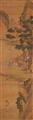 Leng Mei . Qing-Zeit - The Daoist paradise of the immortals. A set of ten hanging scrolls. Ink and colour on paper. One scroll dated cyclically renyin (1722) and inscribed Jinmen huashi Leng Mei and s... - image-10