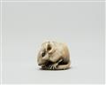 An ivory netsuke of a rat. Mid-19th century - image-5