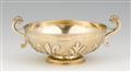 A Strasbourg silver gilt wedding cup - image-1
