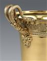 A pair of silver gilt wine coolers made for the Marquis and Marquise d'Aligre - image-3