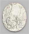 A silver relief with the temptation of Christ - image-1
