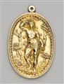 A silver plaque with Saint Sebastian - image-1