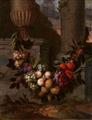 Flemish School, 17th Century - A Garland of Fruit and Flowers - image-1